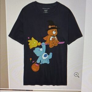 American Eagle oversized Halloween Care Bear Graphic T-Shirt